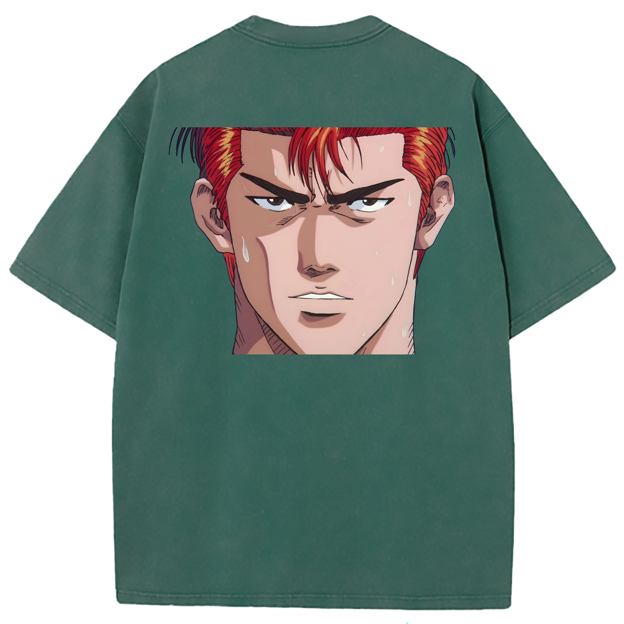 （画像用） SLAM DUNK／スラムダンク 綿100% ヴィンテージ風 半袖Tシャツ（背面プリント）